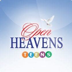 teens open heavens